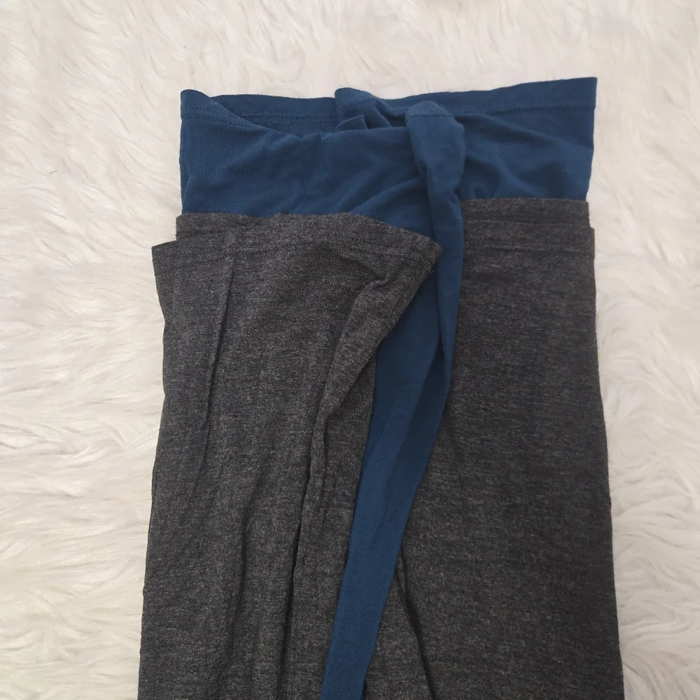 PIKO 1988 Tunic‎ Knit Top Lot Small Teal | Gray Boho Lagenlook